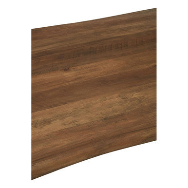 Assia Dark Wood Veneer Dining Table
