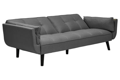 Valerie 3 Seat Dark Grey Sofa Bed