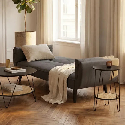 Valerie 3 Seat Dark Grey Sofa Bed