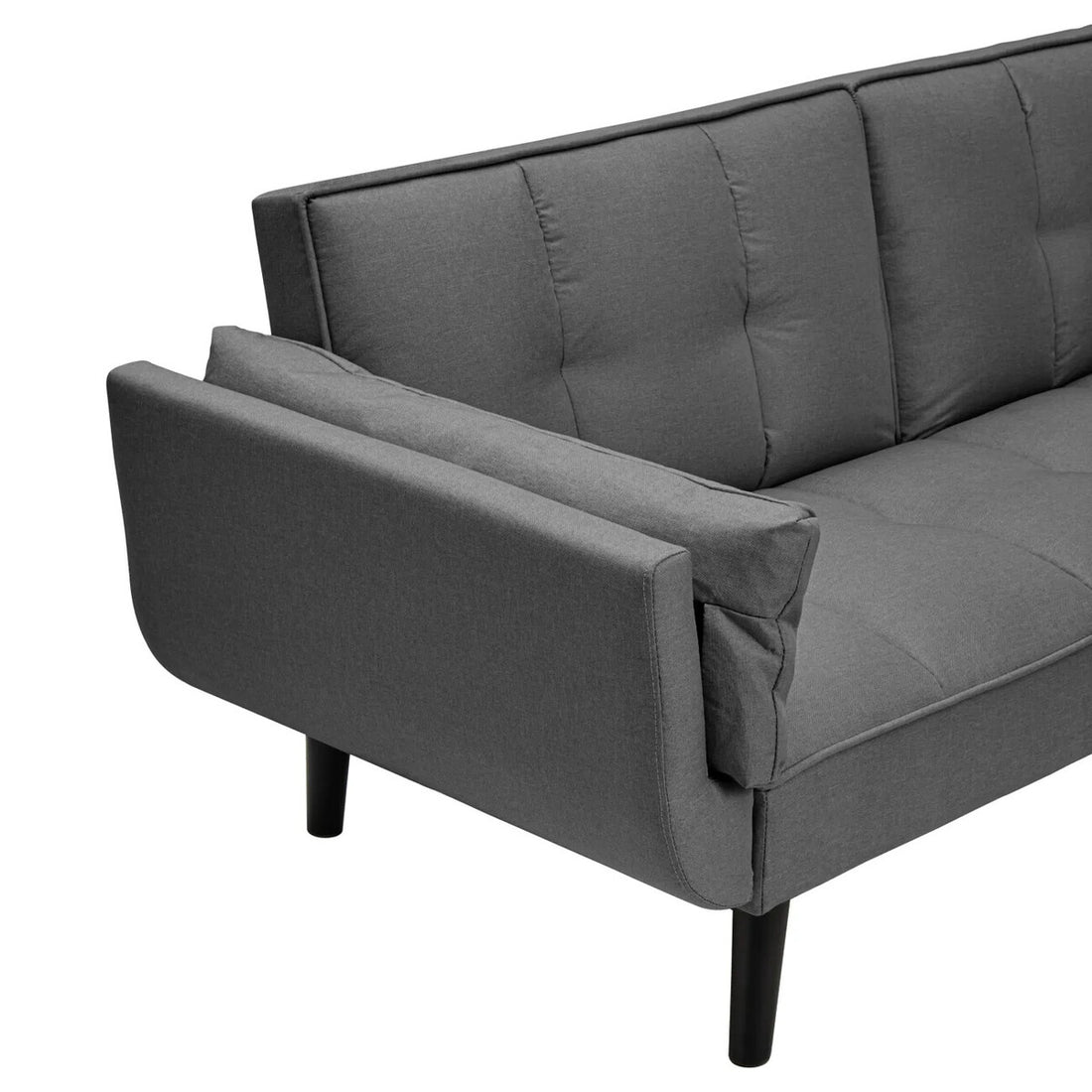 Valerie 3 Seat Dark Grey Sofa Bed