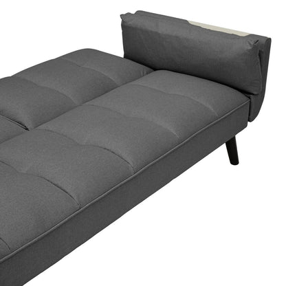 Valerie 3 Seat Dark Grey Sofa Bed