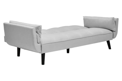 Valerie 3 Seat Grey Linen Sofa Bed