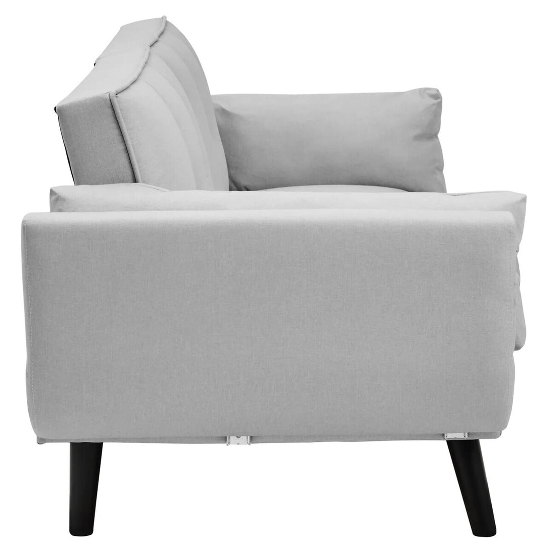 Valerie 3 Seat Grey Linen Sofa Bed