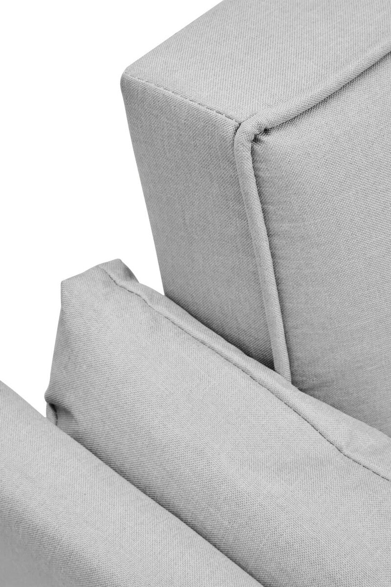 Valerie 3 Seat Grey Linen Sofa Bed