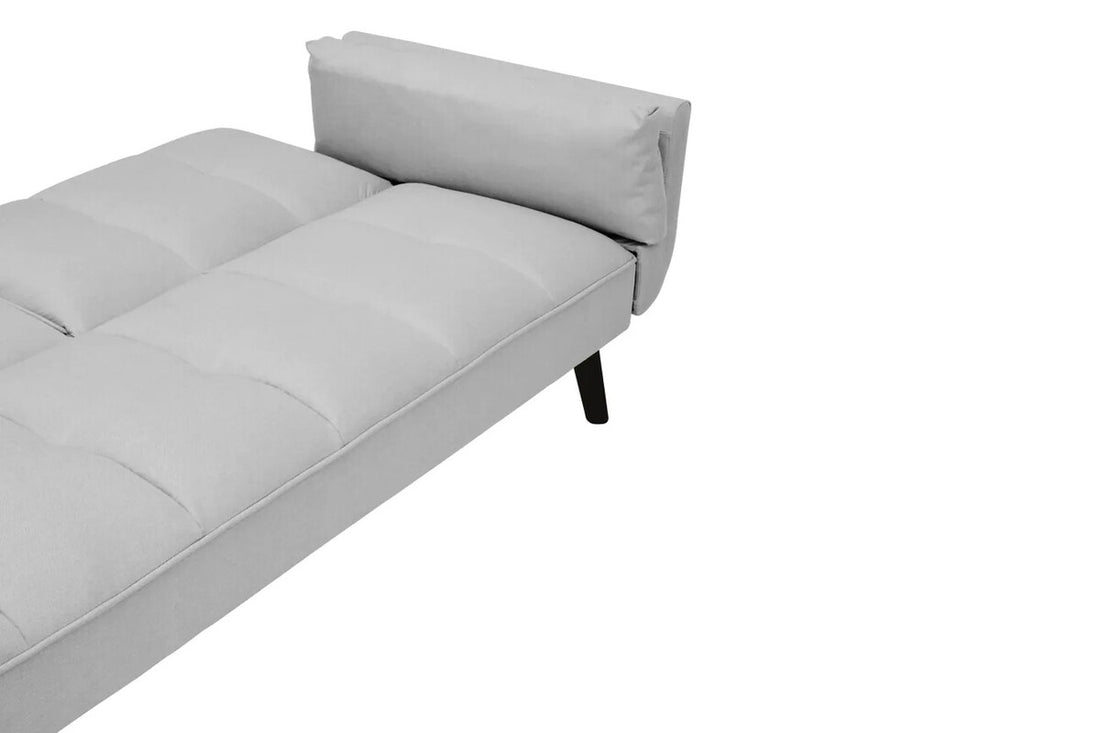 Valerie 3 Seat Grey Linen Sofa Bed