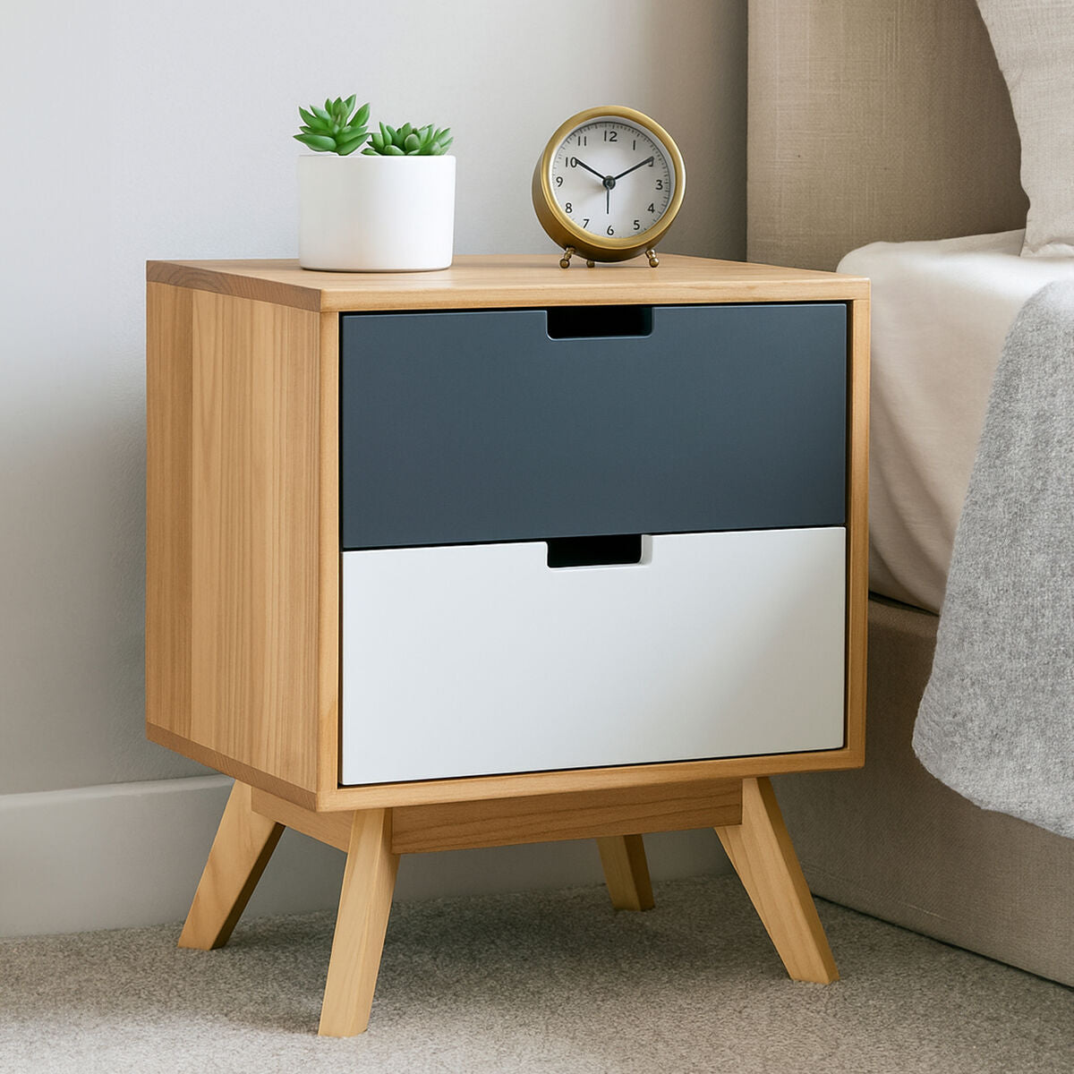 Watson 2 Drawer Bedside Table