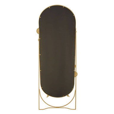 Farran Gold Finish Floor Mirror