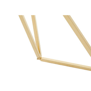 Farran Gold Finish Rectangular Console Table