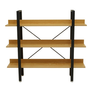 Laxton 3 Tier Light Oak Effect Shelving Unit