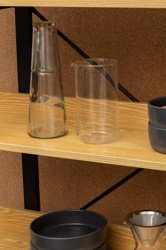 Laxton 5 Tier Light Oak Effect Shelving Unit