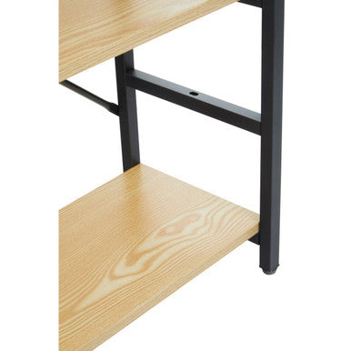 Laxton 3 Tier Light Oak Effect Shelf Unit