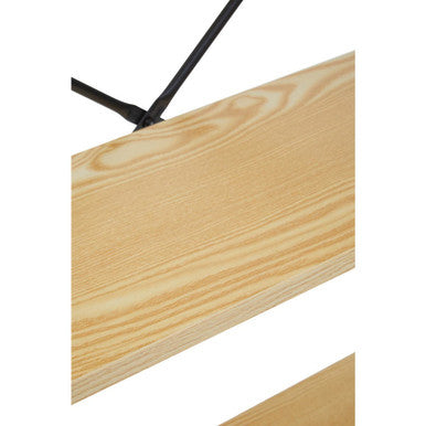 Laxton 3 Tier Light Oak Effect Shelf Unit