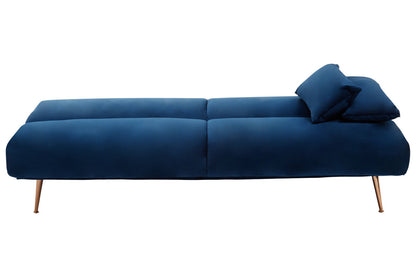 Hatton Dark Blue Velvet Sofa Bed