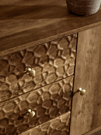 Frida Wood Veneer Sideboard