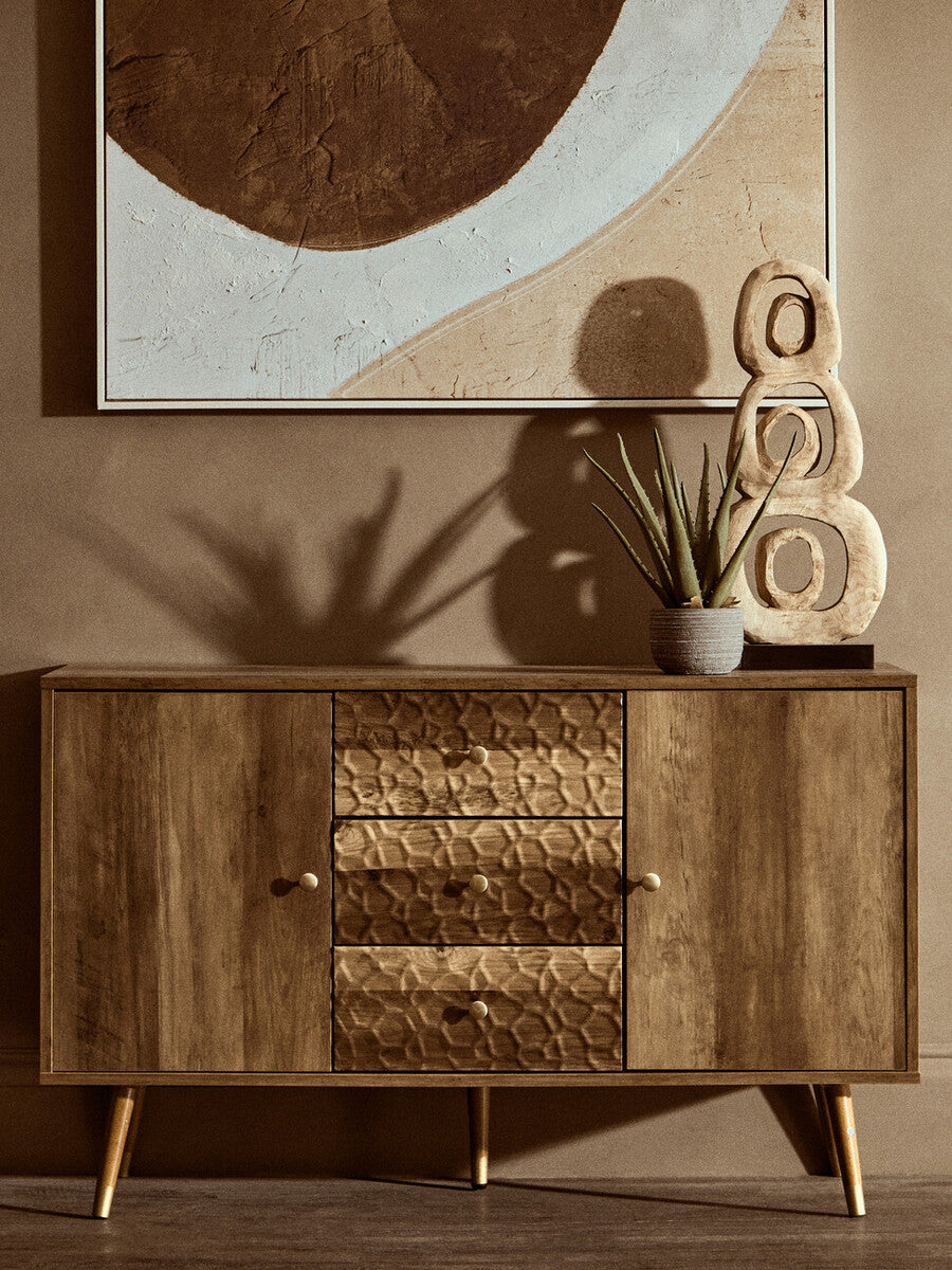 Frida Wood Veneer Sideboard