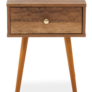 Frida Wood Effect 1 Drawer Side Table