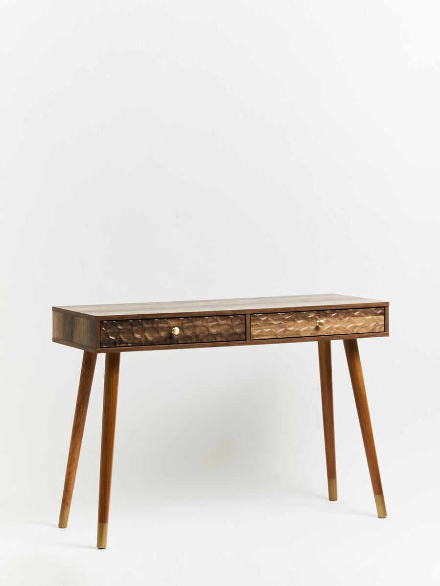 Frida Wood Veneer Console Table with 2 Drawers