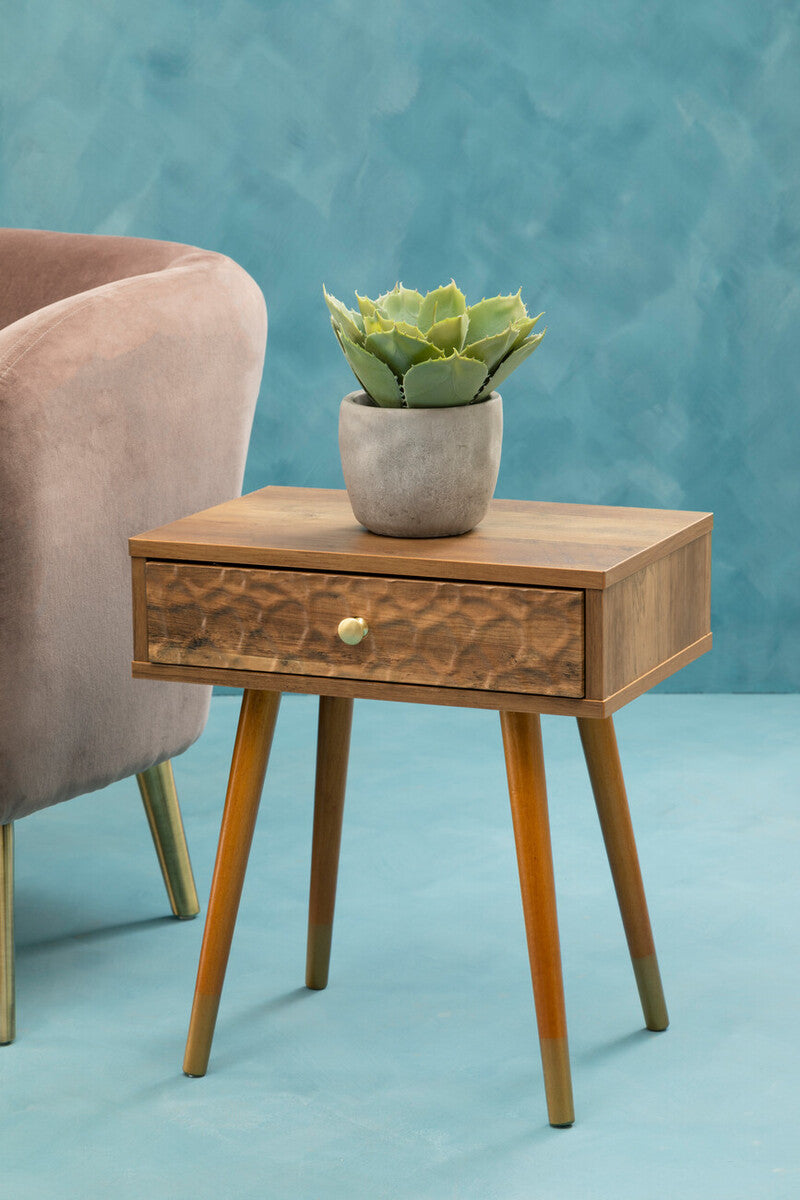 Frida 1 Drawer Bedside Table