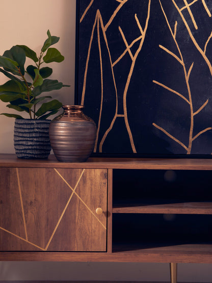 Flori One Door and Two Drawer Media Unit
