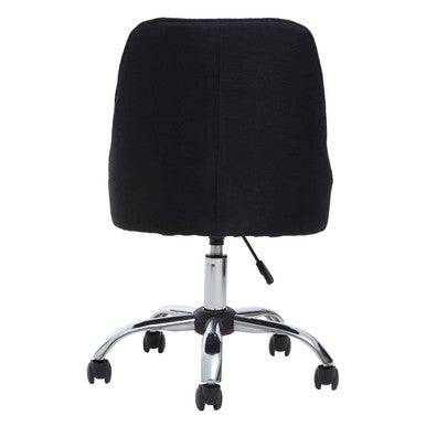 Alexi Black Fabric Home Office Chair