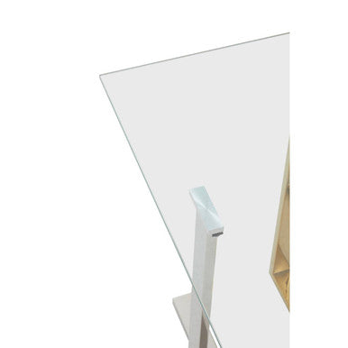 Alvea Silver and Gold Side Table - image 4