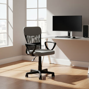 Stratford Black and Grey Mesh Home Office Chair