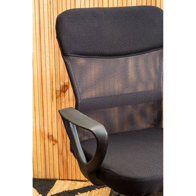Stratford Black And Dark Grey Home Office Chair