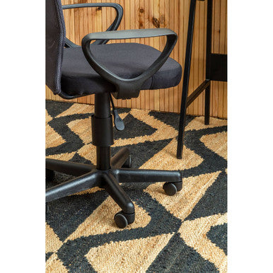 Stratford Black And Dark Grey Home Office Chair