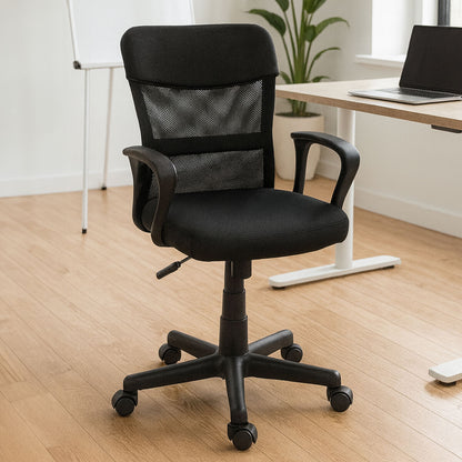 Stratford Black And Dark Grey Home Office Chair