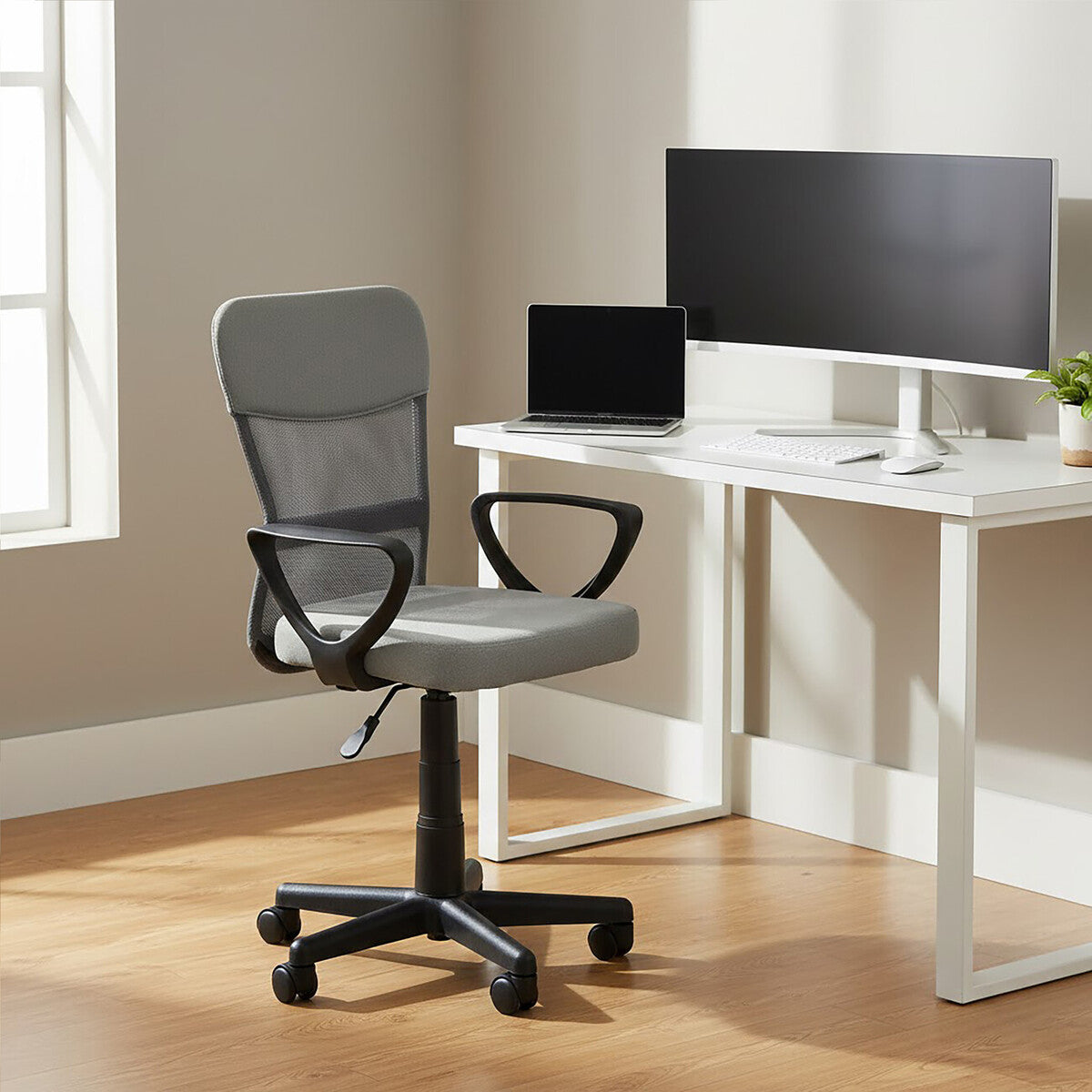 Stratford Home Office Chair - Grey/Light Grey