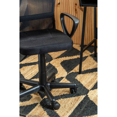 Stratford Black Tapered Back Home Office Chair