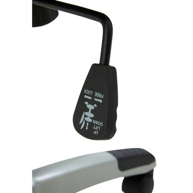 Stratford Dark Grey and Silver Home Office Chair