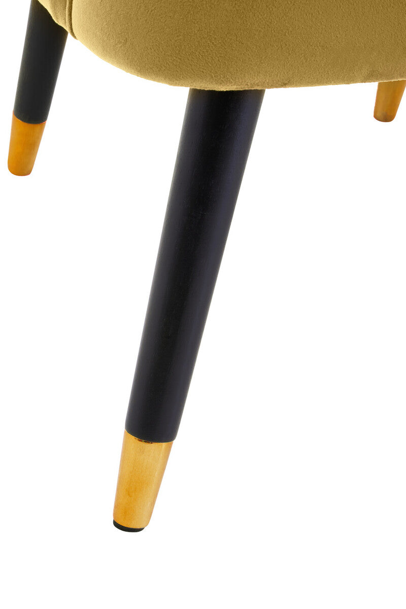 Loretta Pistachio Velvet Chair With Black Wood Legs - Image 7