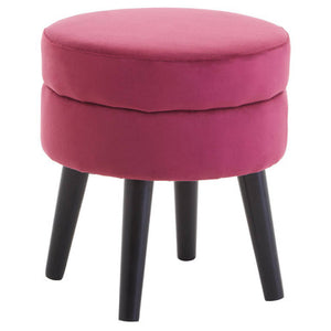 Loretta Wine Velvet Stool