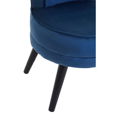 Kids Loretta Midnight Velvet Chair