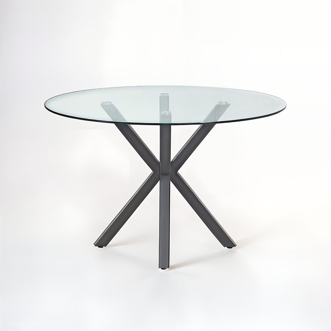 Salford Dining Table With Grey Metal Legs