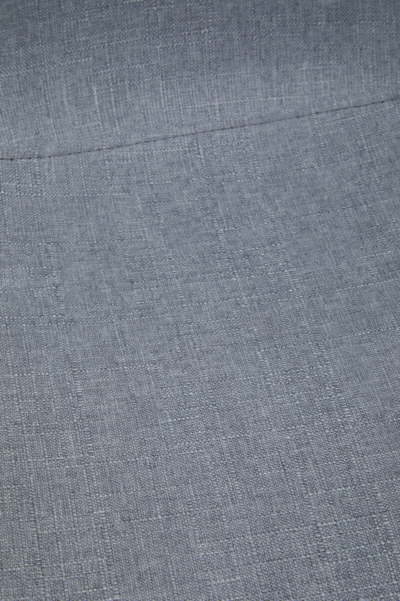 Salford Grey Fabric Dining Chair with Black Legs