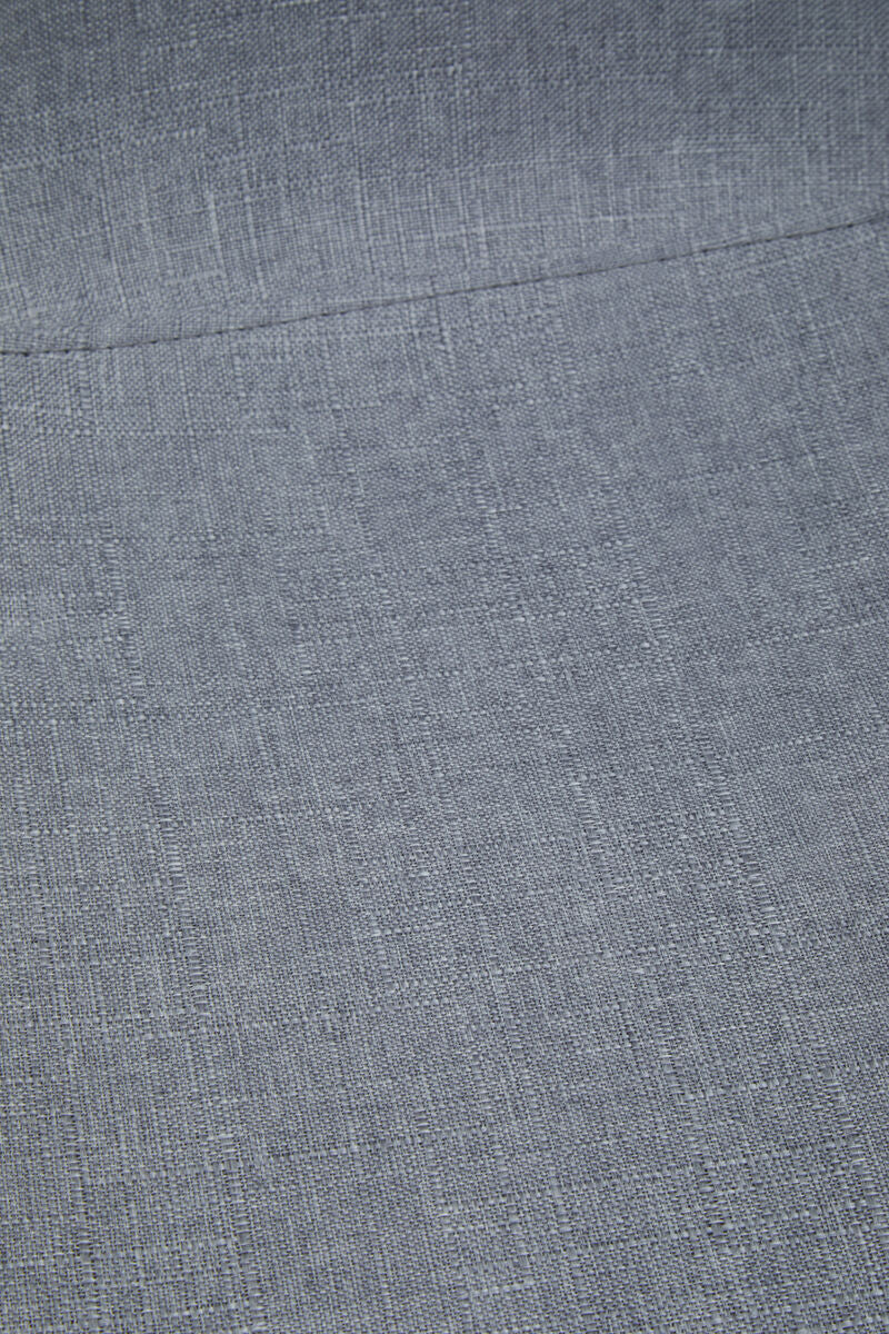 Salford Grey Fabric Dining Chair with Black Legs