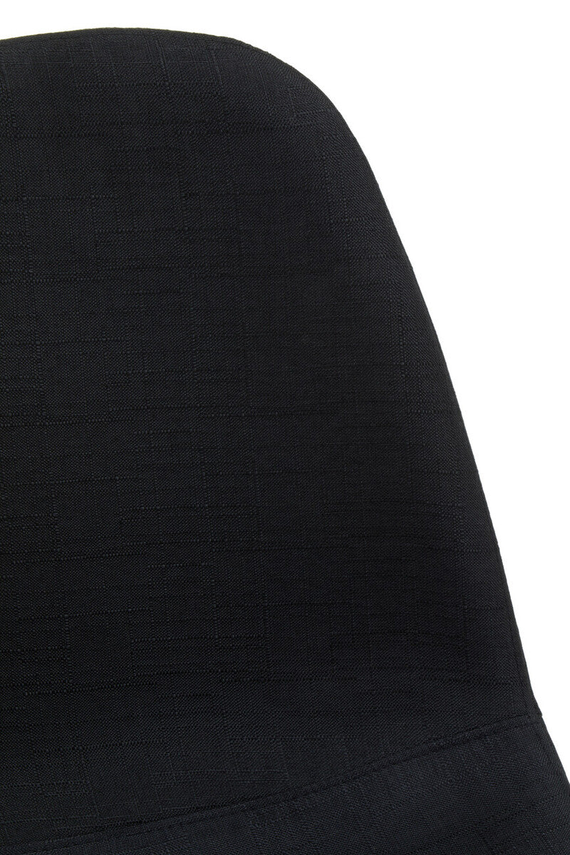 Salford Black Fabric Dining Chair