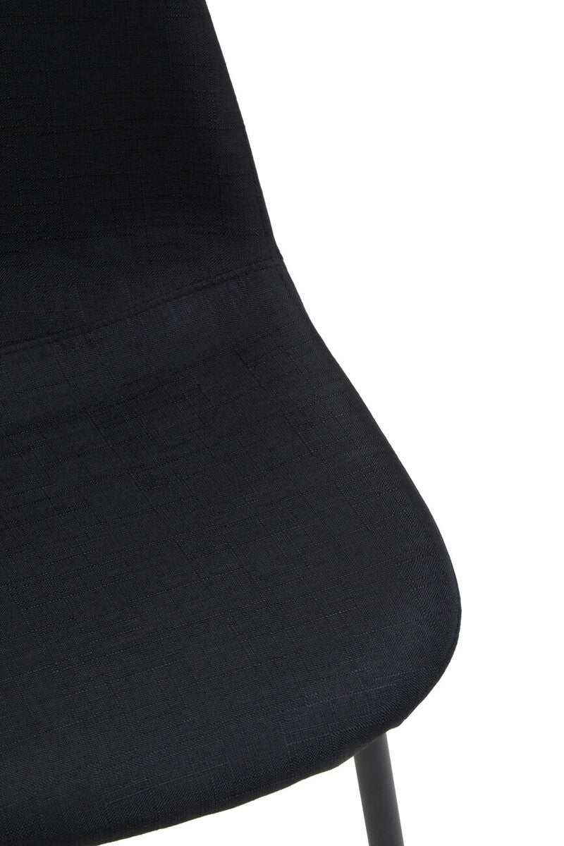 Salford Black Fabric Dining Chair