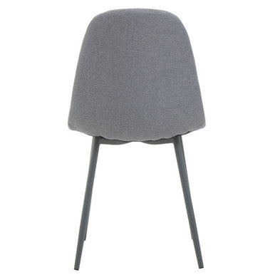 Salford Dining Chair With Grey Powder Legs