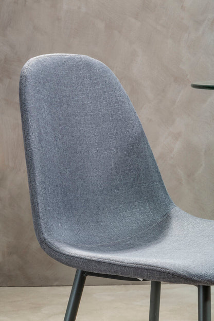 Salford Grey Fabric Dining Chair