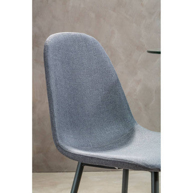 Salford Dining Chair With Grey Powder Legs