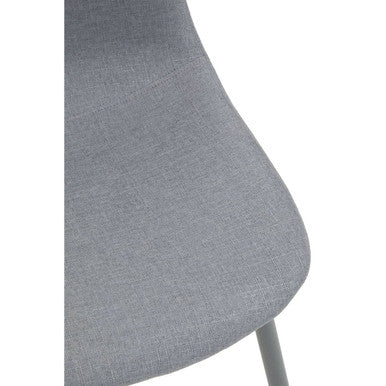 Salford Dining Chair With Grey Powder Legs