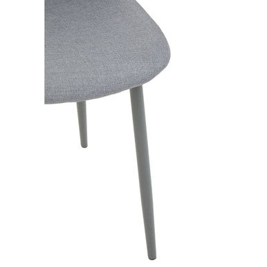 Salford Dining Chair With Grey Powder Legs