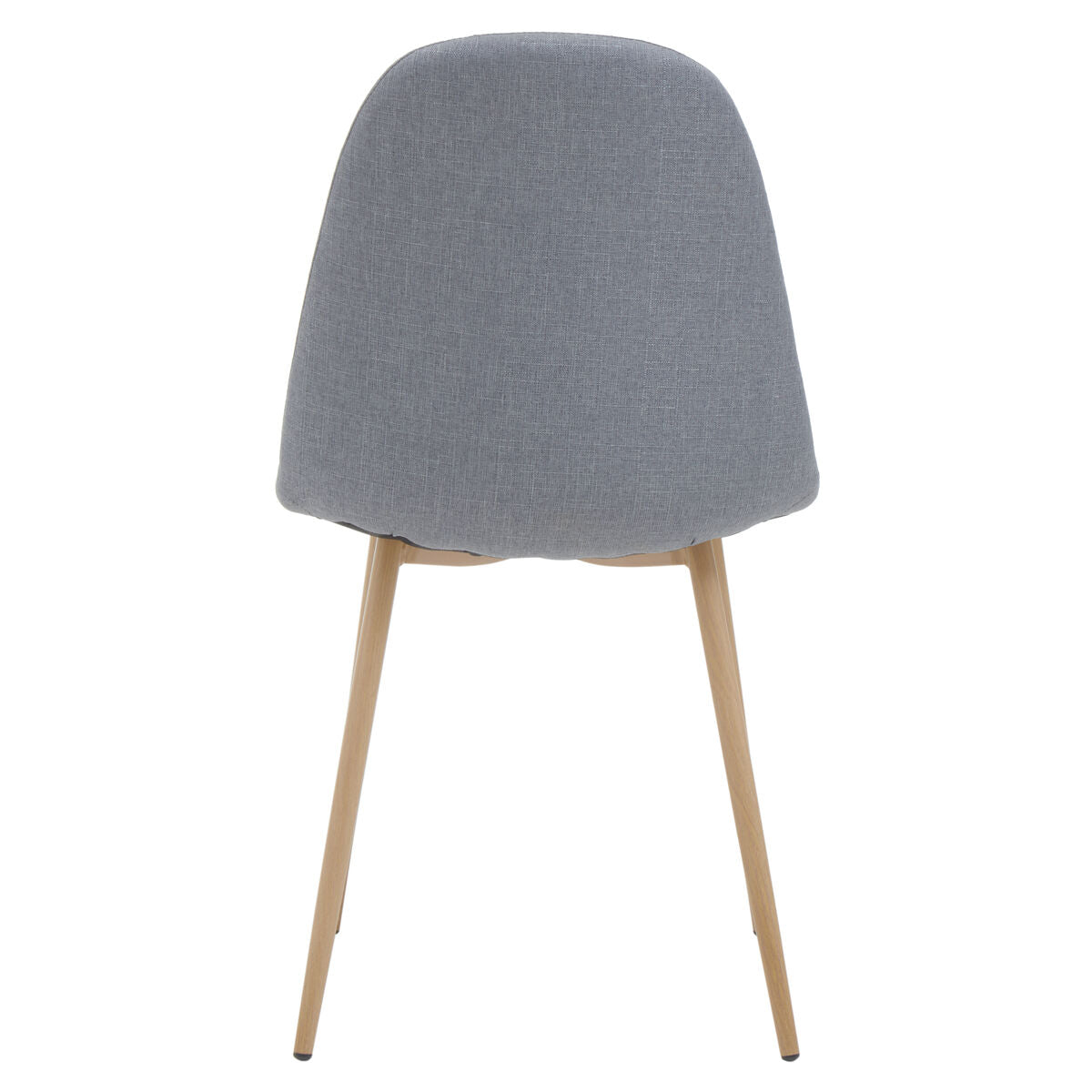 Salford Grey Fabric Dining Chair With Wood Effect Legs
