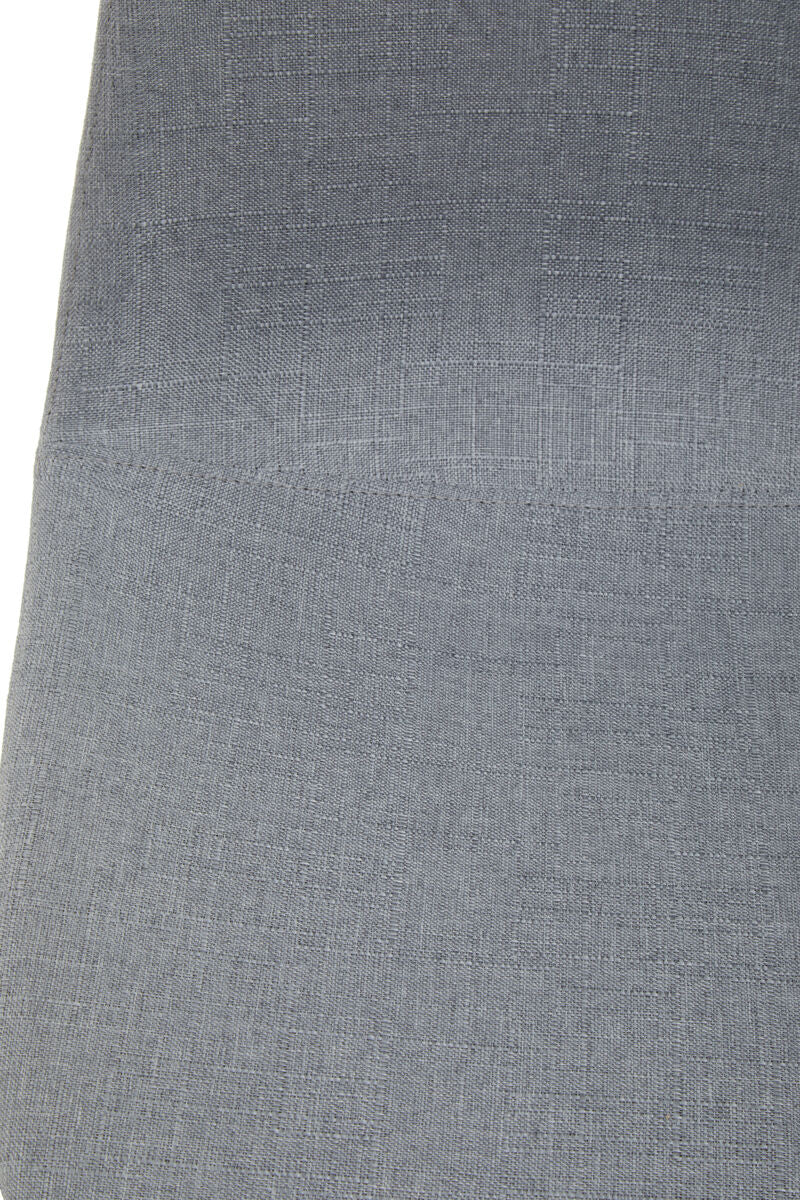 Salford Grey Fabric Dining Chair With Wood Effect Legs