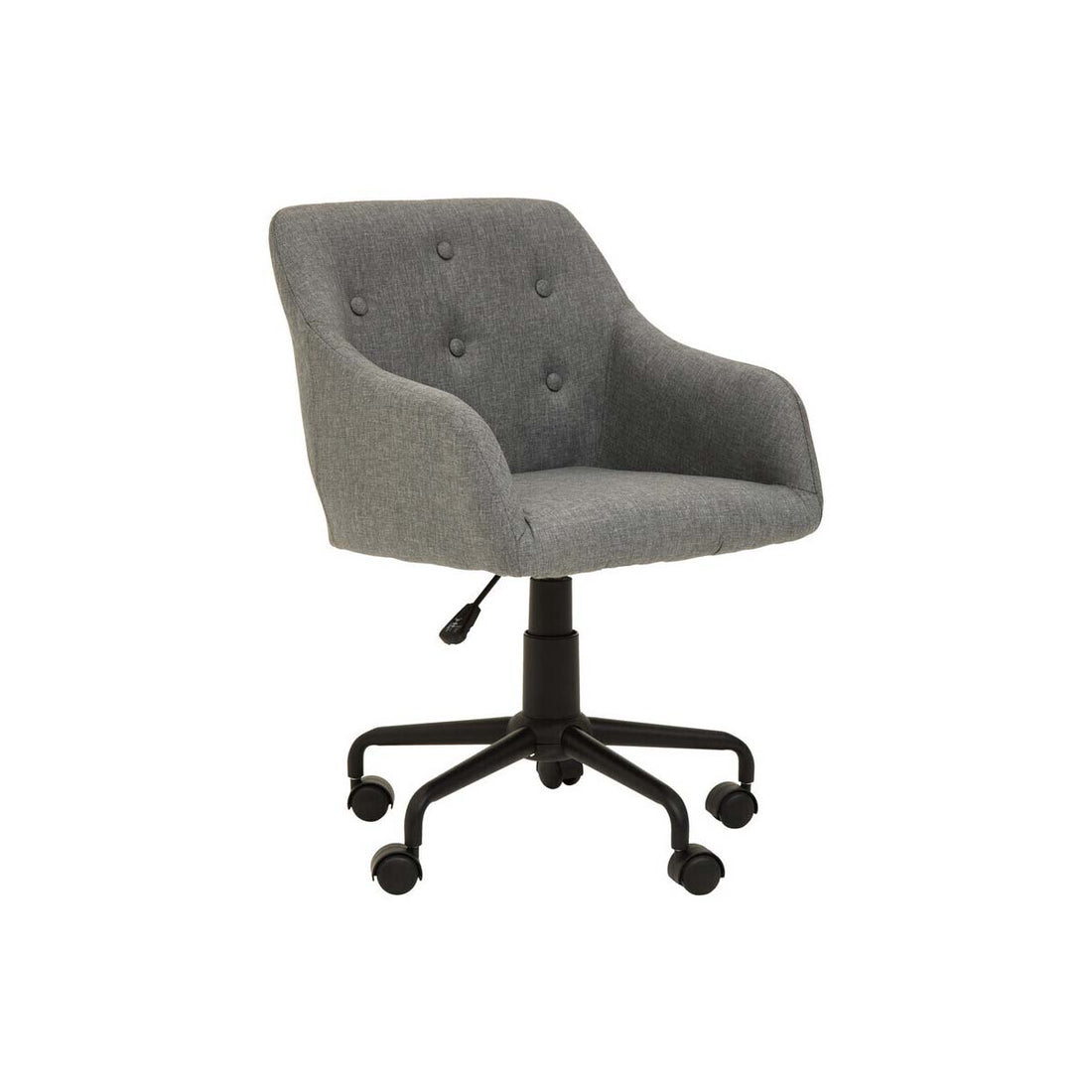 Brent Tufted Grey And Black Home Office Chair