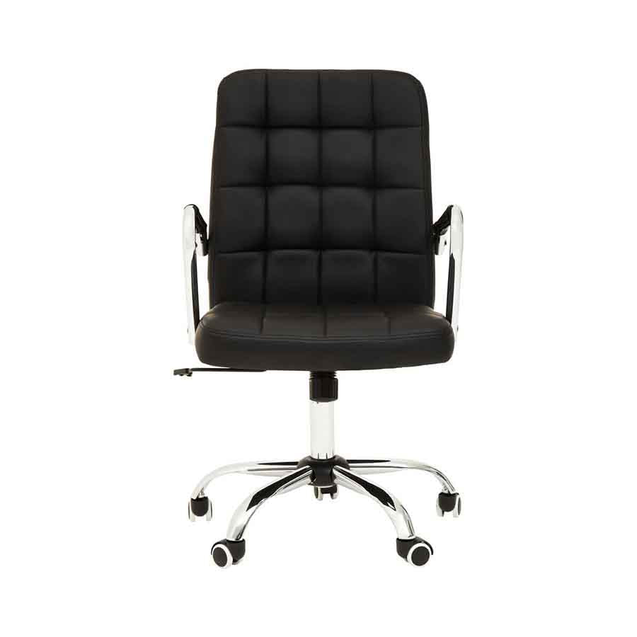 Brent Black Tufted Home Office Chair