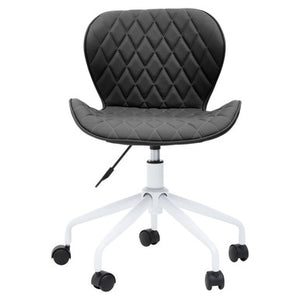 Brent Black And White Home Office Chair